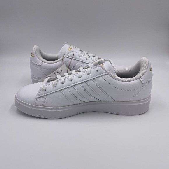 adidas Grand Court 2.0 White Women's Shoes - Picture 2 of 8